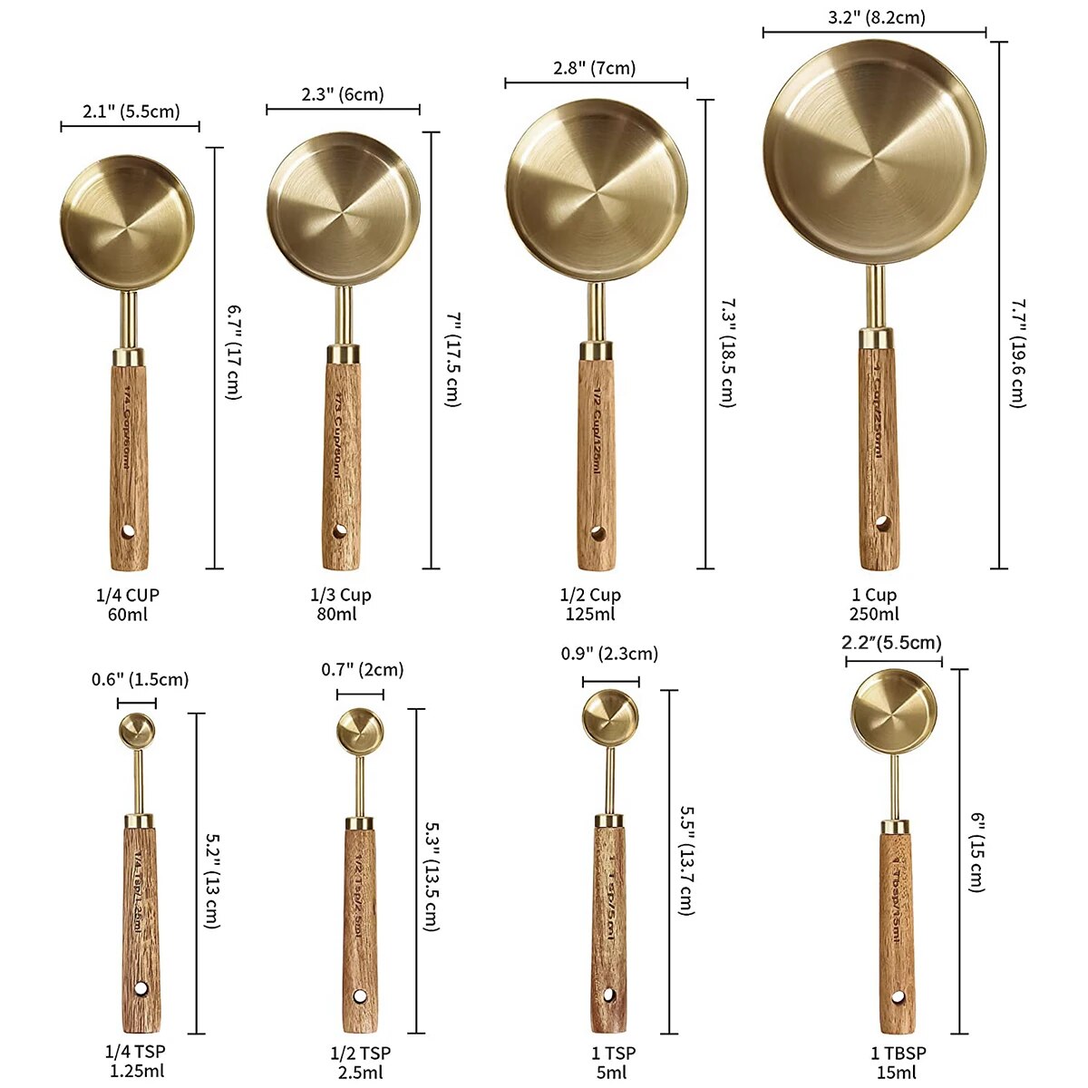 Measuring Cups and Spoons Set